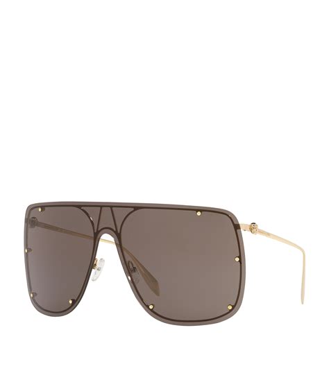 alexander mcqueen square sunglasses|alexander mcqueen skull mask sunglasses.